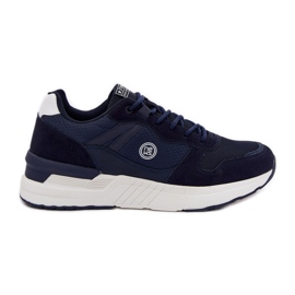 EVento Mænds sneakers sportssko på marineblå platform