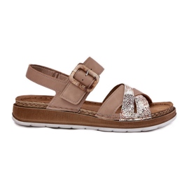 Kvinders sandaler med inblu GS000056 beige