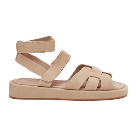 Kvinders sandaler med beige