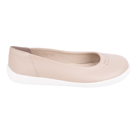Olivier Barfodet kvinders minimalistiske pumper gled 1771pol mini beige