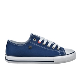 Kvinders sneakers Big Star NN274653 Navy Blue Shoes
