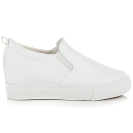 Wedge Slipons hvid