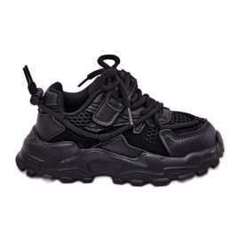 Sorte børns sneakers sportssko