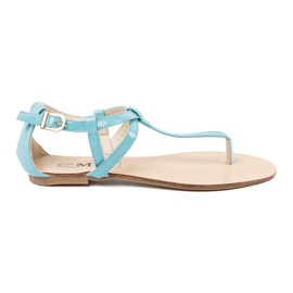 Kvinders blå -stil blå sandaler