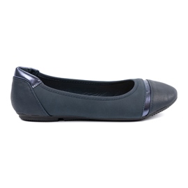 Navy Blue Ballerinas blå