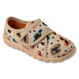 Befado Børns hjemmesko 457p002 Velcro i applikationer beige