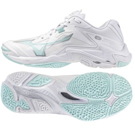 Mizuno Wave Lightning Z8 V1GC240045 Volleyballsko hvid