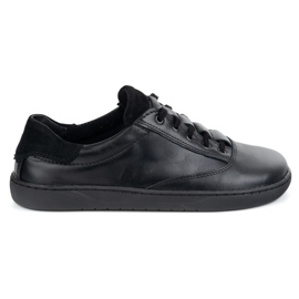 Sneakers Barfoot Women's Maja Olivier - Sorte lædersko