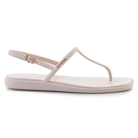 Sandaler Kvinders japanske Crocs Miami Thong Flip 209793-0ww def def beige