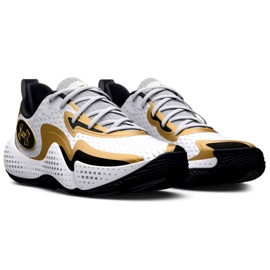 Under Armour Basketballsko under rustning spawn 5 3026285 101 hvid