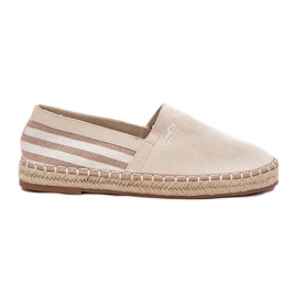 Mænds øko ruskind espadrilles beige