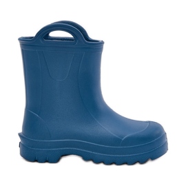 Børns galoshes af Lemigo Doggy 735 Navy Blue blå