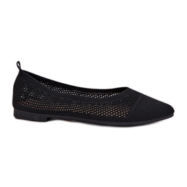 Kvinders mesh ballerinas sort