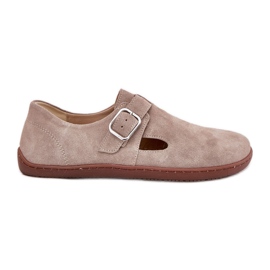 Kvinders ruskindsko med en Zazoo N1261 beige spænde