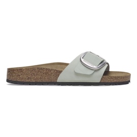 Birkenstock Madrid Big Buckle 1024097 Flip -Flops grøn