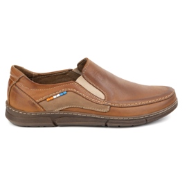 Olivier Slip-on 283GT kamelbrunt læder mokkasiner brun brun