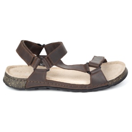 Olivier Mænds lædersandaler Wasak 0243W Brown brun