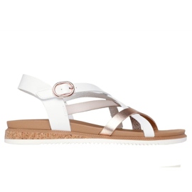 Sandaler Skechers Bobs Desert Kiss Low - Peak Rank i 114709 -Wht hvid