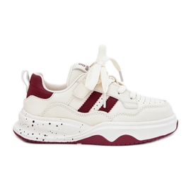 Boto Børns sneakers på beige og beige platform Grellio