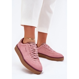 Kvinders ruskind sneakers Big Star af Daniel Lopez SS2D4010 Pink lyserød