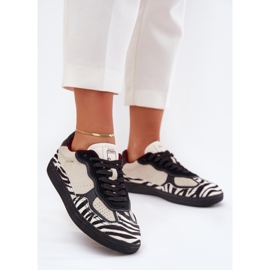 Women's Sneakers Big Star af Daniel Lopez SS2D4015 Zebra Beige