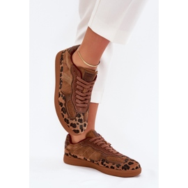 Women's Sneakers Big Star af Daniel Lopez SS2D4017 Leopard Print brun