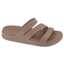 Crocs Getaway Strapping Sandal Flip Flops i 209587-0LF brun
