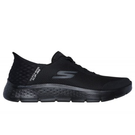 Sko Skechers går gå flex hænder op m 216324bbk sort