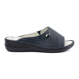 Shelvt Komfortable flip -flops med et læderindsats