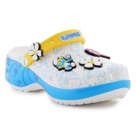 Women's Crocs Smurfs-platform tilstoppet 210822-90h hvid