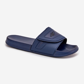 Mænds flip-flops med velcro 4FMM00FFLIM091-31S Navy Blue blå