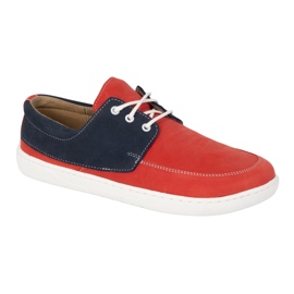 Olivier Kvinders moccasins barfodet 0797W læder La røde lædersko