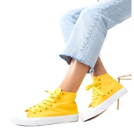 Gule høje sneakers ghan