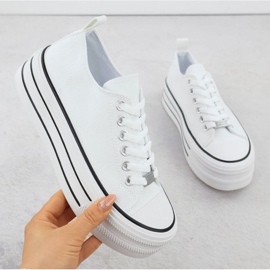 News Nyheder sneakers på platformen i 9156 Eve511 hvid