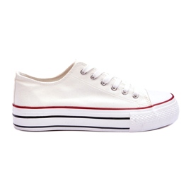 Klassiske Sneakers med lav platform Hvid Jazlyn