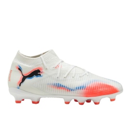 Puma Future 8 Pro FG/AG JR 108613 01 Fodboldsko hvid