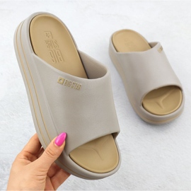 Big Star Kvinders flip flops på platform poolstrande store stjerne SS274425 rød