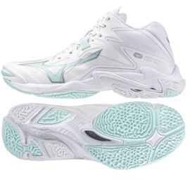 Mizuno Wave Lighting Z8 Mid Shoes in V1GC240545 hvid