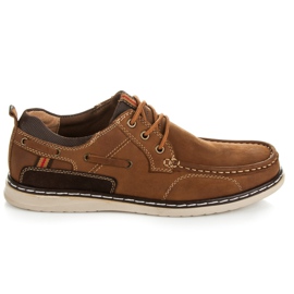 New Age Loafers med snøre brun