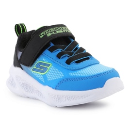Skechers Meteor-Lights Shoes-Krendox JR 401495N-BKBL blå
