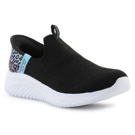 Skechers Slip-inss Ultra Flex 3.0-Colory Wild Jr 303801L-BKMT Sko sort