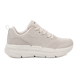 Shelvt Lys -beige sportssko med McArthur -mesh