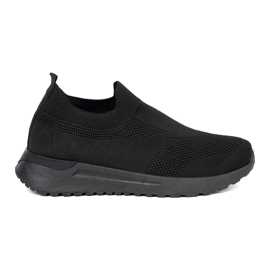 Shelvt Slip-on sportssko i sort