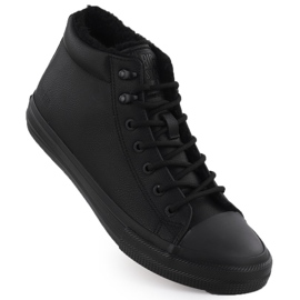Big Star Mænds sneakers til ankelisoleret sort stor stjerne OO174607