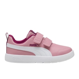 PUMA Courtflex V3 V PS JR 397642 15 sko lyserød