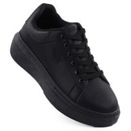 Kvinders sportssko på platformen Black Big Star SS274244 sort