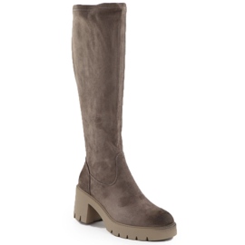 Kvinders støvler isoleret beige Vinceza 58332