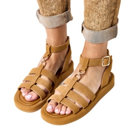 Romerske brune sandaler