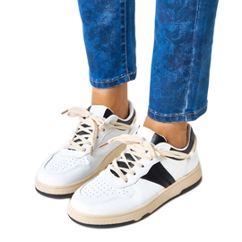 Hvide og hvide kvinders marcella sneakers