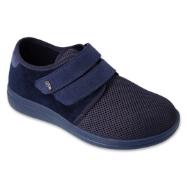 Dr.ORTO Befado herresneakers med velcro 074M002 marineblå